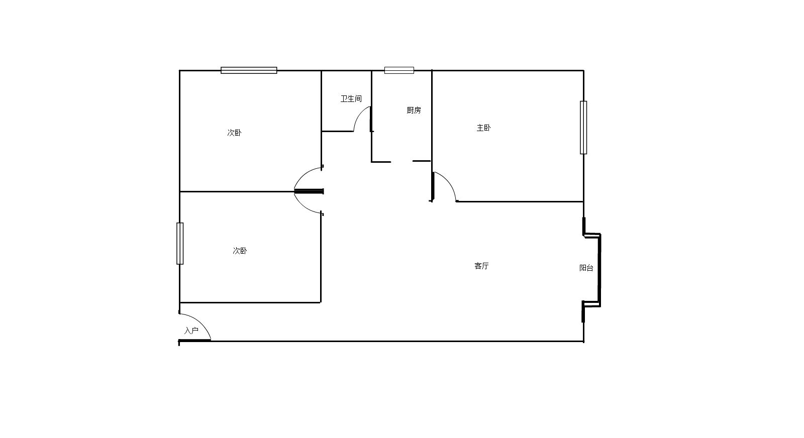 益和花园南区，3室2厅2卫，110㎡，毛坯，售价28万 二手房